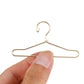 Toddmomy Doll Clothes Black Felt Hangers Mini Clothes Hangers 10Pcs Metal Doll Clothes Hangers Mini Doll Clothes Hanger Mini Doll Coat Hangers Accessories Doll Clothes Black Felt Hangers