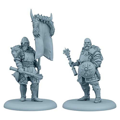 CMON A Song of Ice and Fire Tabletop Miniatures Game Mormont Bruisers Unit Box Strategy Game for Teens and mature-themeds Ages 14+ 2+ Players Avg. Playtime 45-60 Minutes Made SIF112 Multicolor