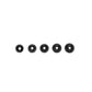 48P Hardened Steel Upgrade Pinion Gear Set: 19T 20T 21T 22T 23T fit 3.175mm (1/8-Inch) RC Motor Shaft (Work with Steel Spur Gear