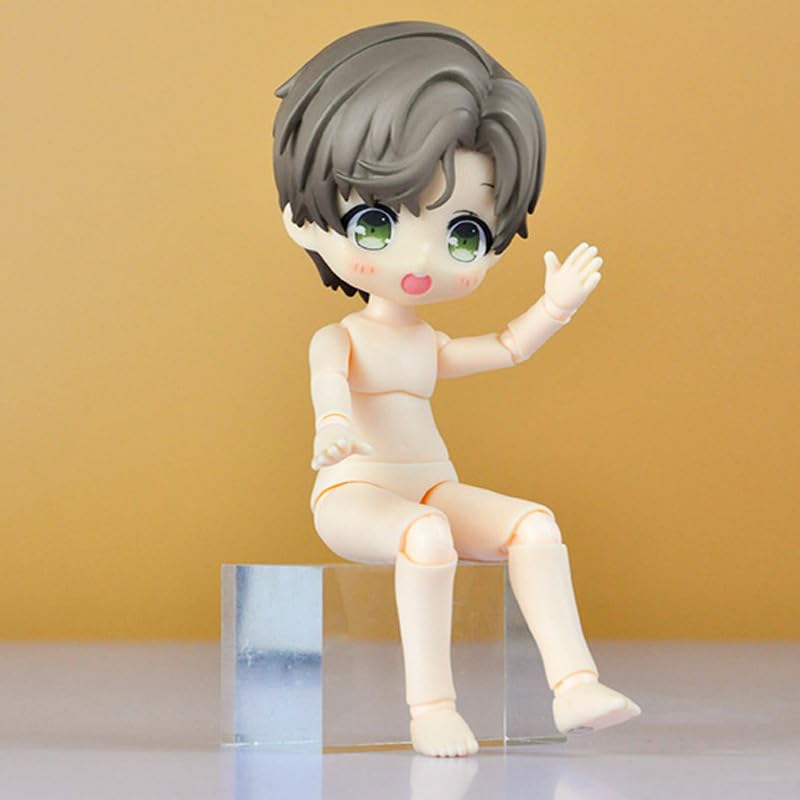 Xidondon 10Cm Doll Body 1/12 Ymy Pvc Body For Gsc,Sto,1/12 Bjd Doll Head Movable Spherical Joint Dolls Action Figure Girls Boys