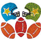 Bulk Roll Prismatic Stickers, Mini Football (100 Repeats)