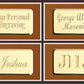 Alex Cramer Travel Domino Set - Personalized Caramel Leather Case, 28 Indestructible Double-Six Dominoes