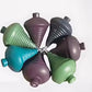Plastic Lattu Spinning Top, Multicolour, with Thread, Traditional Toy, 3PCS