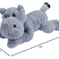 Wild Republic Ecokins Hippo Stuffed Animal 12 Inch, Eco Friendly Gifts For Kids, Plush Toy, Handcrafted Using 16 Recycled Plastic Water Bottles