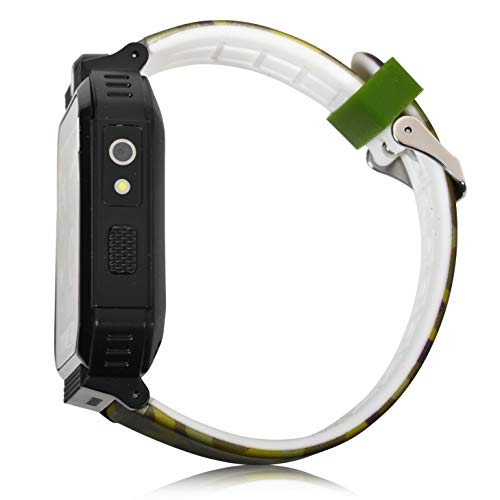 Accutime Itime Kids Camouflage Interactive Smart Watch - Educational Tools, Fitness Tracker, Camera, Games, Temperature Sensor - Safe Tech For Children (Itk2001Az)