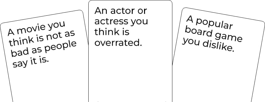 BAD OPINIONS Party Game - Hilarious Adult Card Game with After Dark Expansion Set - Medium Cardstock - Perfect for Parties and Game Nights