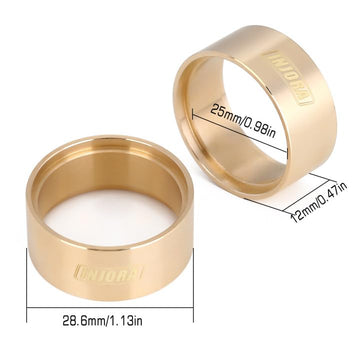 INJORA Brass Internal Beadlock Ring Clamp Ring Fit 1.0'' Wheel Rim for 1/24 RC Crawler Axial SCX24 Upgrade Parts