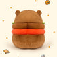 Popotato Realistic Capybara Burger Plush - 7.87 Capybara Stuffed Animal Plushie - Plushy And Squishy- Cute Toy Gift For Boys A