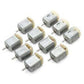Qbm (Pack Of 10) Dc Motor For Diy Electronic Projects And Models Small Electric Toy Motor Kit 3V To 6V Dc Motor Kit For Kids