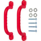 Swing Set Stuff Playground Handles with SSS Logo Sticker, Red, 10