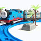 Jack Royal Battery Operated Tomas Toy Train Track Set With Sound And Flashing Lights Train With Coal Wagon, Tanker