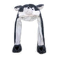 Joyhy Kids Adults Plush Hat Ear Moving Ear Flap Hat With Paw Tiger