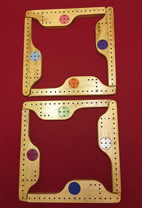 an mature-themed Game of Pegs and Jokers 8 Player Handcrafted in The USA  of Select Pine Wood