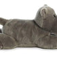 Aurora Adorable Flopsie Howie Hippo Stuffed Animal - Playful Ease - Timeless Companions - Gray 12 Inches