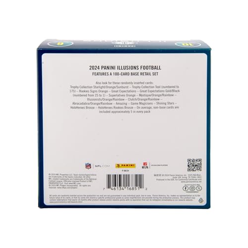 2024 Panini Illusions Football Trading Cards Mega Box