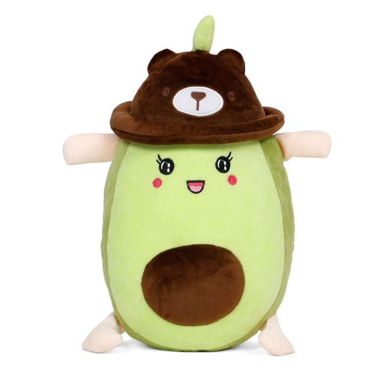 Little Ginnie Avocado Soft Toy For Kids Girls & Boys  Brown Plush Toy | Cuddling & Sensory Development | Returned & Birthday Gi
