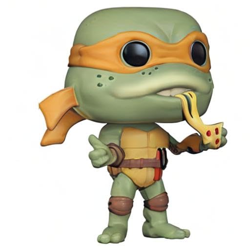 Funko Pop! Teenage Mutant Ninja Turtles - Michelangelo, 3.75" Multicolor Vinyl Figure, Model 51433