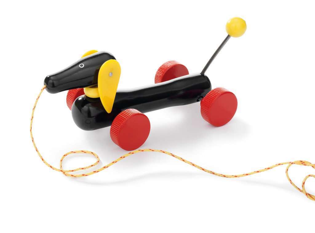 Brio World - 30332 Pull Along Dachshund | Interactive Toddler Toy | Durable Wooden Construction | Fsc Certified Sustainable Wood