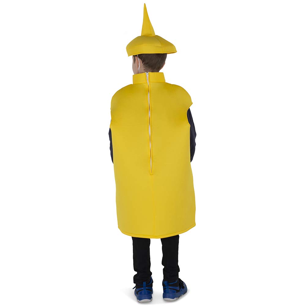 Dress Up America Yellow Mustard Bottle Costume For Kids - Product Comes Complete With: Tunic And Hat (Large)