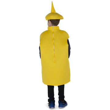 Dress Up America Yellow Mustard Bottle Costume For Kids - Product Comes Complete With: Tunic And Hat (Large)