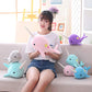 CASAGOOD Pink Narwhal Plush Toy - Medium Soft Whale Stuffed Animal for Babies and Kids