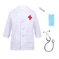 FRAIVIKO Doctor Kids Costume Dress | Role Play Outfit Doctor White Coat With badge Name | Fancy Doctor Dress For Boys & Girls 2 