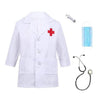 FRAIVIKO Doctor Kids Costume Dress | Role Play Outfit Doctor White Coat With badge Name | Fancy Doctor Dress For Boys & Girls 2 