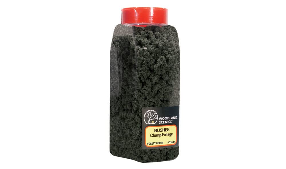 Forest Green Bushes Clump-Foliage (32 Oz. Shaker) Woodland Scenics