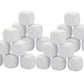 Qidiwin White Eva Foam Dices For Kids Graffiti, Building Blocks,Creative Painting,24Pcs