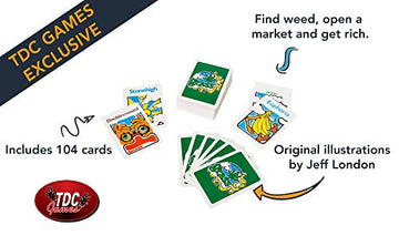 Tdc Games Grass Card Game, Novelty Card Game For Adults, Fast Paced Card Game For 2-6 Players, Hilariously Fun Game To Play With Friends, Card Game For Game Night