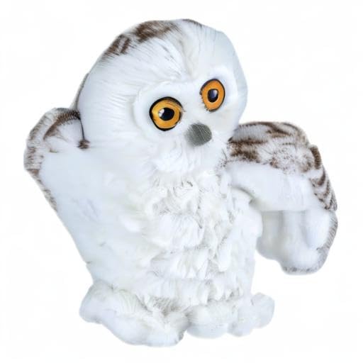 Wild Republic Snowy Owl Plush, Stuffed Animal, Plush Toy, Gifts For Kids, Cuddlekins 8 Inches