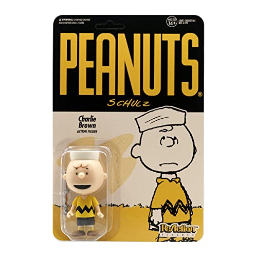 Super7 Peanuts Camp Charlie Brown 3.75 In Reaction Figure