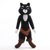 Secretcastle Black Cat Plush Toys Soft Paws Plush Toy 14'' For Family Friends (Black)