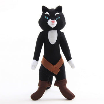 Secretcastle Black Cat Plush Toys Soft Paws Plush Toy 14'' For Family Friends (Black)