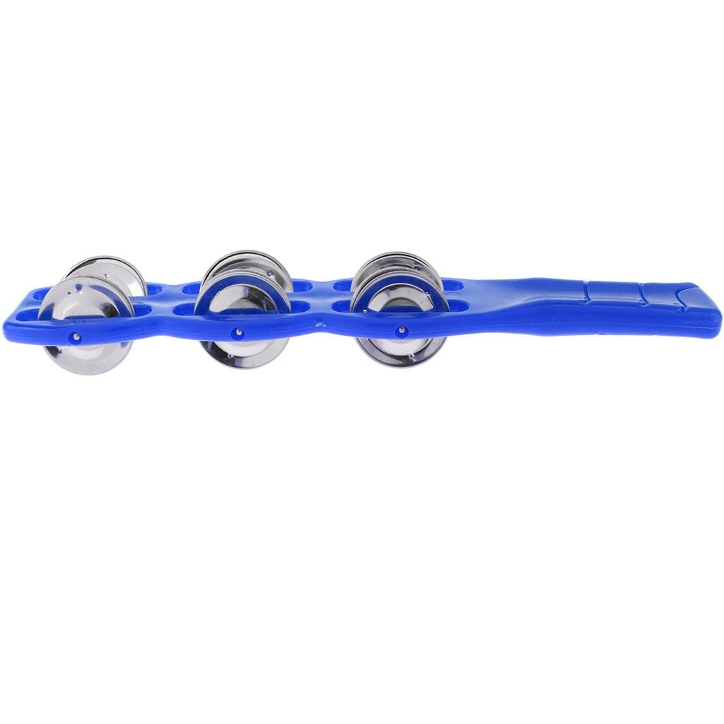 Trendivibe Pp Cymbals W/Handle Orff Percussion Instrument Kids Musical Toy Blue
