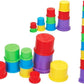 Little Fingers StackOCups  8 Colorful Nesting & Stacking Cups For Babies & Toddlers  Early Learning & Bath Toy For Kids 6 Mo