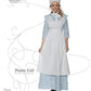 Pioneer Womens Costume With Apron And Bonnet | Small