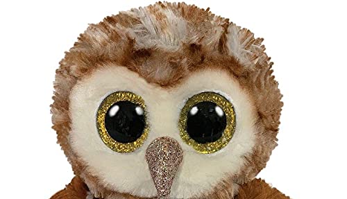 Ty Beanie Boos T36326 Percy Barn Owl Plush Toy, Multicolored, 15cm Fabric
