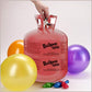 Blue Ribbon, Helium Tank With 50 Balloons And White Ribbon + 12 Gold Balloon Weights + Plus Balloon Tying Tool