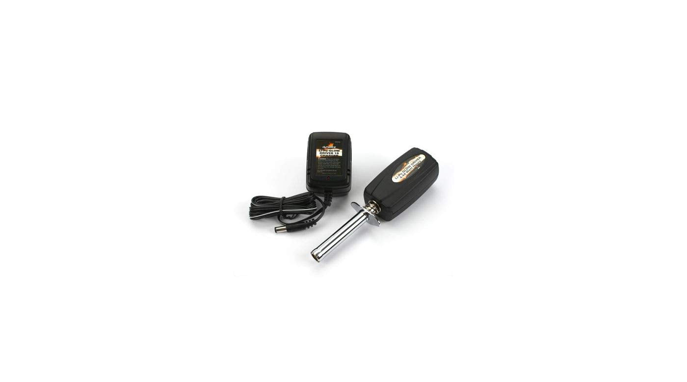 Dynamite LiPo Glow Driver with Battery and Charger DYN1926 Glow Plugs