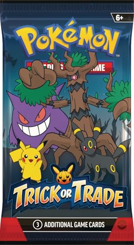 Pokemon TCG Booster Bundle - Trick or Trade, Small, Multi-color, Paper, Model 290-85834