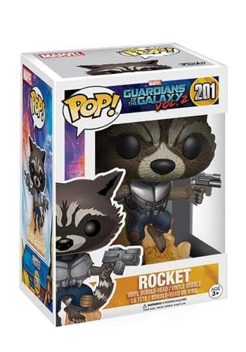 Funko Pop Movies: Guardians Of The Galaxy 2 Flying Rocket Toy Figure