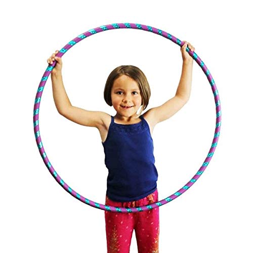 The Spinsterz Hoola Hoop for Kids - Made in The USA  Great for Kids Hoop for Fun and Exercise (Peacock2)