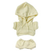 Niannyyhouse 15Cm Plush Doll Clothes Elastic Solid Sportswear Suits Hoodie Pants Soft Stuffed Plush Toy Dress Up Accessories (Be