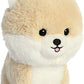 Aurora Playful Teddy Pets Pomeranian Stuffed Animal, Brown, 6.5 Inches, Polyester, Model 02555 - Perfect for Endless Play