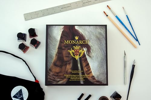 Resonym Monarch Board Game - Cardboard, Model MON01MF, Engaging Strategy Game for Family Fun