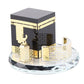Pssopp Crystal Car Ornament, Islamic Decor - Gilded Kaaba Model Kit, Muslim Crystal Collectible Figurines, Souvenirs & Vehicle D