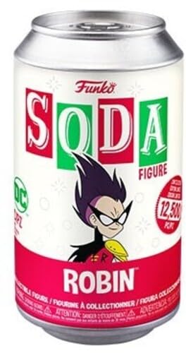 Funko Vinyl Soda - Teen Titans Go! Robin Figure, Standard Size, Multicolor, Model 63850