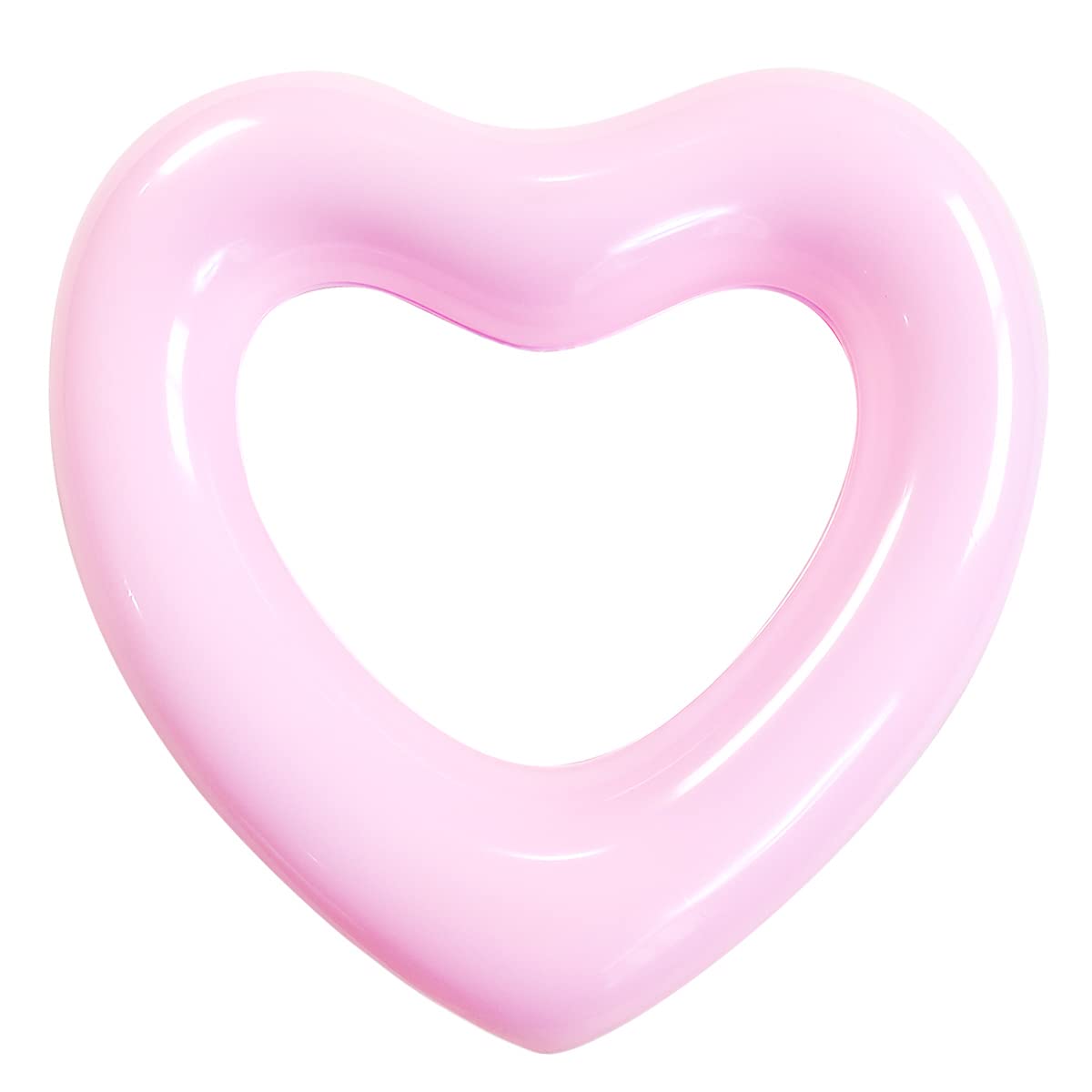 ZHUYNXIR Pink Heart Float Kids Heart Pool Floats  Water Fun Beach Party Toys for Kids Birthday Scene Layout Props.(18 in  Pink