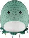 Squishmallows Kellytoy Sea Life Squad Plush Toy (8'' Forina The Green Spotted Jellyfish)